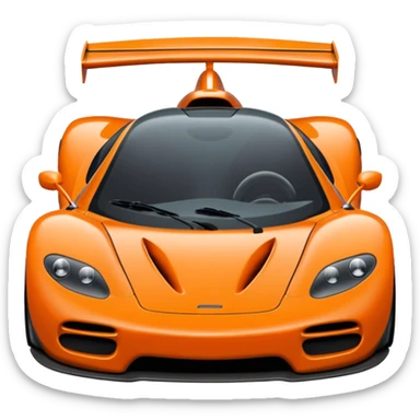 A McLaren f1 car sticker