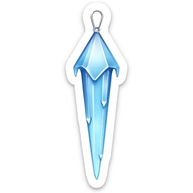 Icicle sticker