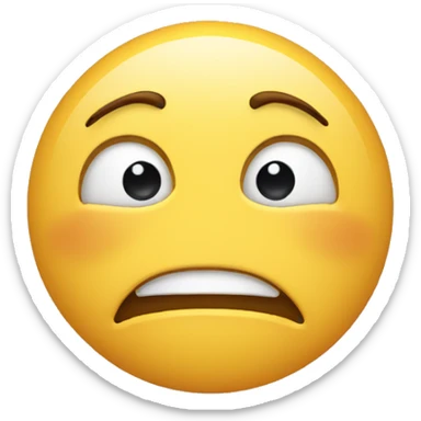 crying and laughing face sticker