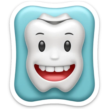 Dental floss  sticker