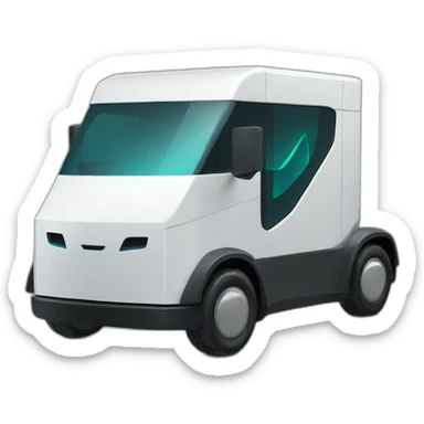 Tesla cyber truck sticker