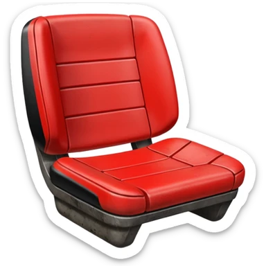 create an icon for an airbnb category - it should be a broken football seat sticker
