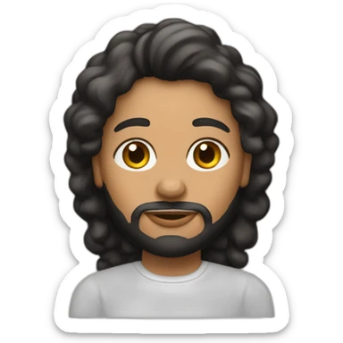 -abrazo-de-una-mujer-de-raza-negra-y-un-hombre-blanco-sin-pelo-y-con-barba sticker