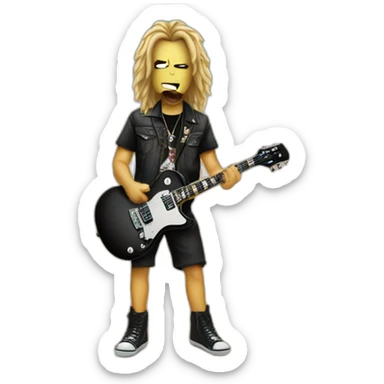 Thrash Metal Rockers in Paradise sticker