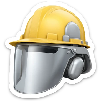 work helmet sticker