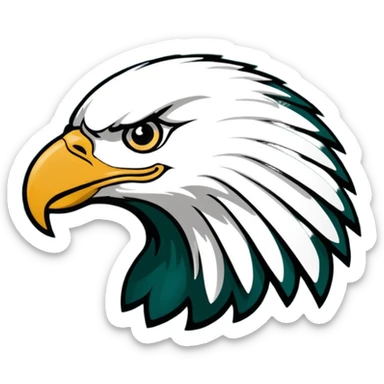 Philidelphia Eagles Logo IRL sticker