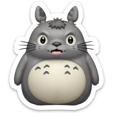 Totoro tierno  sticker