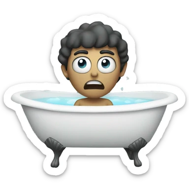 Evil bathtub sticker