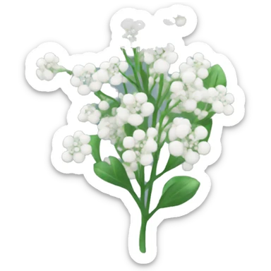 baby's breath sticker