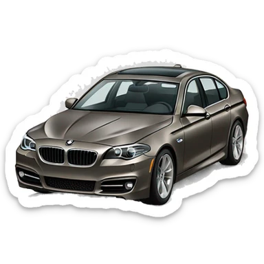 modded bmw 540i sticker