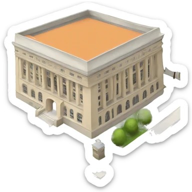 University building  sticker