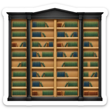 I’ll go to the library. sticker