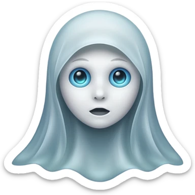spooky ghost sticker