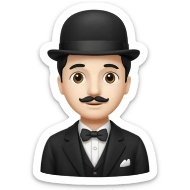 Charlie chaplin sticker
