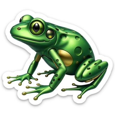 bionic frog sticker