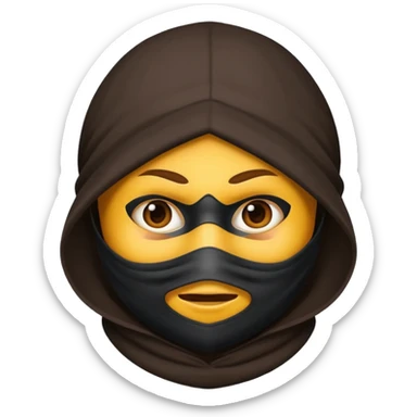 Создай эмодзи вора sticker