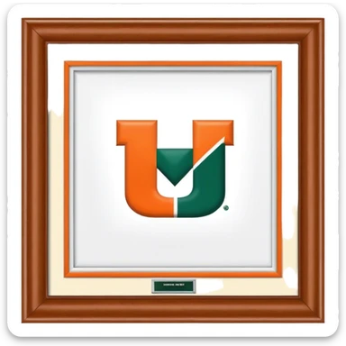 University of Miami sticker