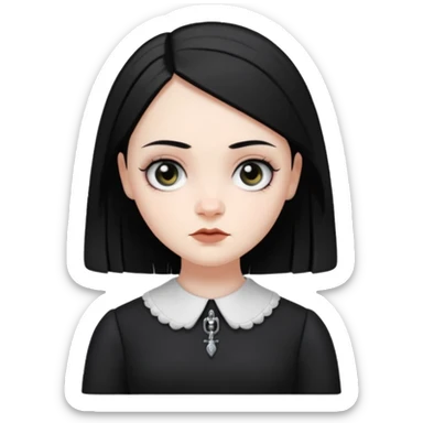 Wednesday Addams sticker