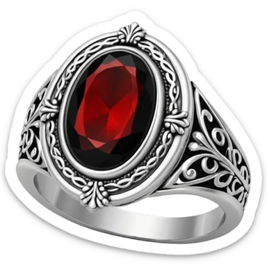 The vampire diaries Stefan ring sticker