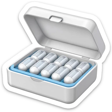 medicine pills in a box sticker