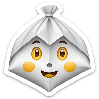 Barf Bag Emoji sticker