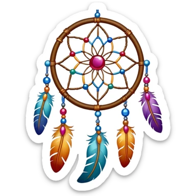 Dreamcatcher-suncatcher sticker