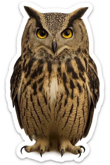 Owl sticker