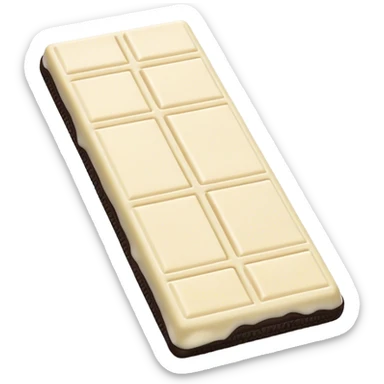 Oreo cookies and cream white chocolate bar, realistic  sticker