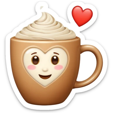 cafe latte sticker