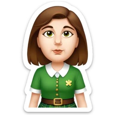 Wearing a Green Kilt sticker