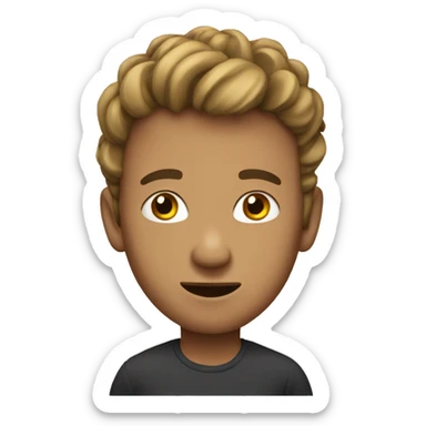 Pat pat oh head sticker