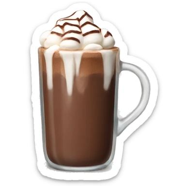 hot chocolate  sticker