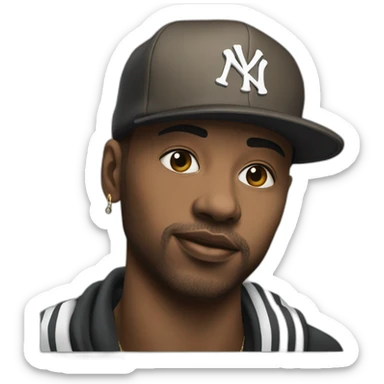 hyper realistic "Laylow" french rapper sticker