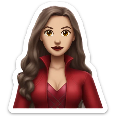 Wanda maximoff ( the scarlet witch) from marvel  sticker