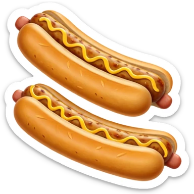mustard sausage  sticker