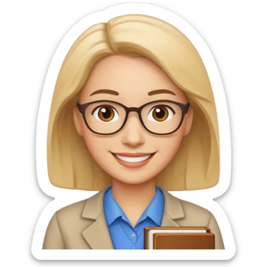 сгенерируй фото учителя sticker