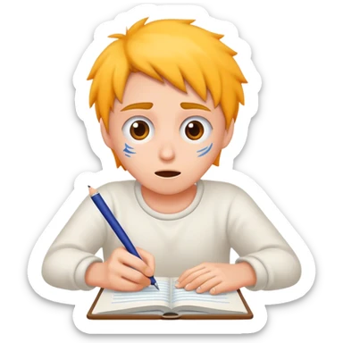 crazy essay writing sticker