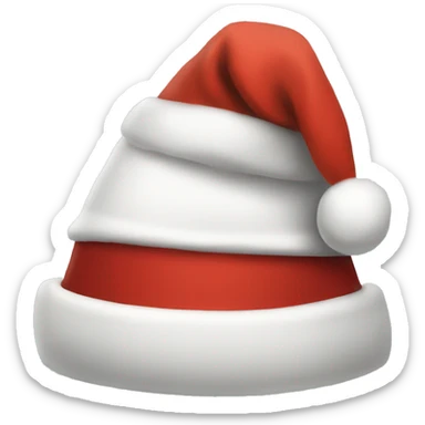 Christmas hat sticker