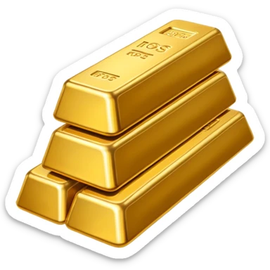 Gold bars  sticker