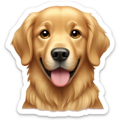 Golden retriever sticker