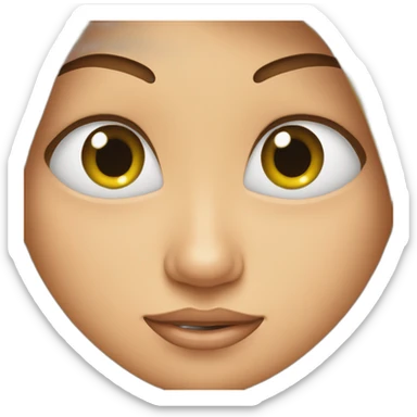 yeux en forme de coeur sticker