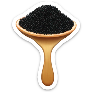 Black caviar sticker
