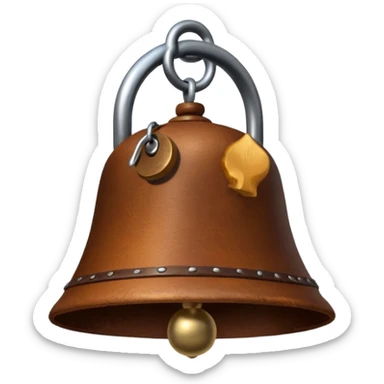 leather camp bell sticker