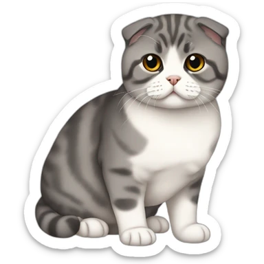 Scottish fold sticker