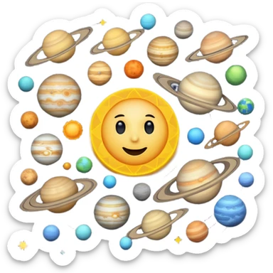  solar system sticker