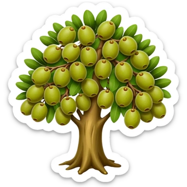 Árbol de olivas sticker