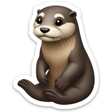 Otter sticker