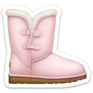 light pink uggs sticker