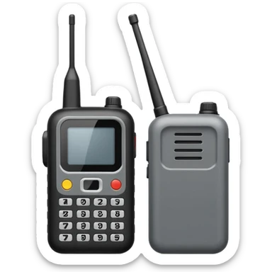 walkie talkie emoji sticker