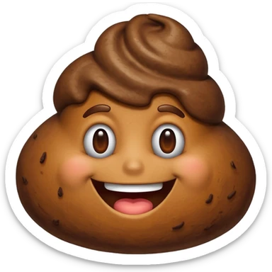 the poop emogi, a pile of poop in trumps image   none of those are what i want sticker